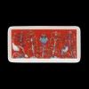 Fashion iittala Taika Red Rectangle Plate ${1}
