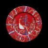 New iittala Taika Red Salad Plate - 8.75" ${1}