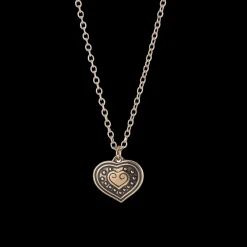 Clearance Kalevala Eura Heart Bronze Necklace ${1}
