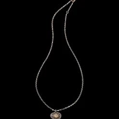 Clearance Kalevala Eura Heart Bronze Necklace ${1}