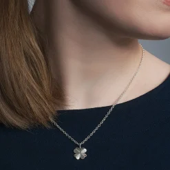 Online Kalevala Four-Leaf Clover Necklace ${1}