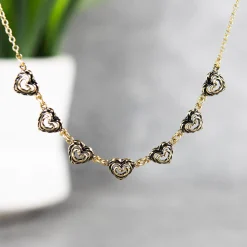 New Kalevala Heart of the House Bronze Necklace ${1}