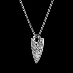 Fashion Kalevala Live Hard Live Your Dream Silver Necklace ${1}