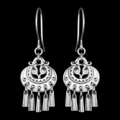 Best Kalevala Moon Goddess Silver Earrings ${1}