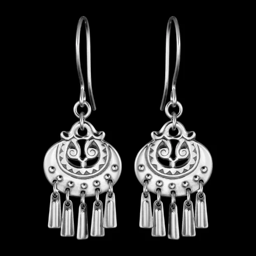 Best Kalevala Moon Goddess Silver Earrings ${1}