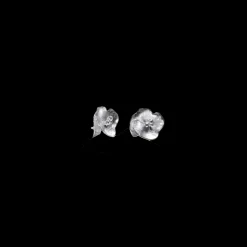 Best Kalevala Summer Night Rose Silver Earrings ${1}