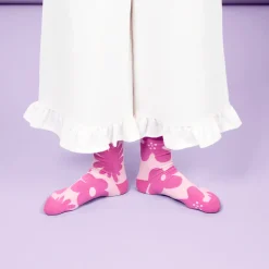 Online Kauniste Lämpö Pink Socks ${1}