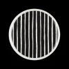 New Marimekko Piccolo Salad Plate, white/black ${1}