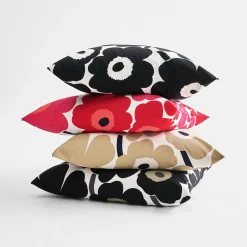 Discount Marimekko Pieni Unikko Cushion Cover, white/black ${1}