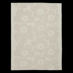 Outlet Marimekko Pieni Unikko Kitchen Towel, linen/beige ${1}
