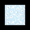 Clearance Marimekko Pieni Unikko Light Blue Cocktail Napkins (20 pack) ${1}
