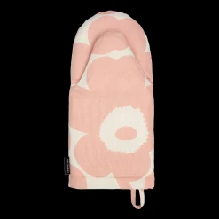 Fashion Marimekko Pieni Unikko Oven Mitten, cotton/peach ${1}