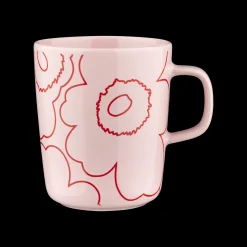 Hot Marimekko Piirto Unikko Mug, pink/red ${1}