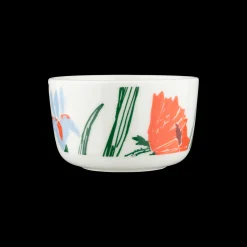 Sale Marimekko Puutarhakutsut Dessert Bowl, white/green/orange ${1}