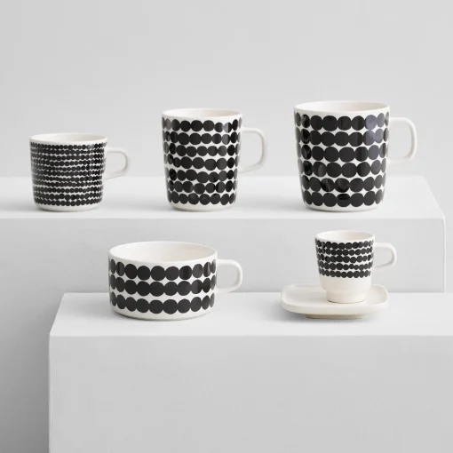 Outlet Marimekko Räsymatto Espresso Cup & Plate ${1}