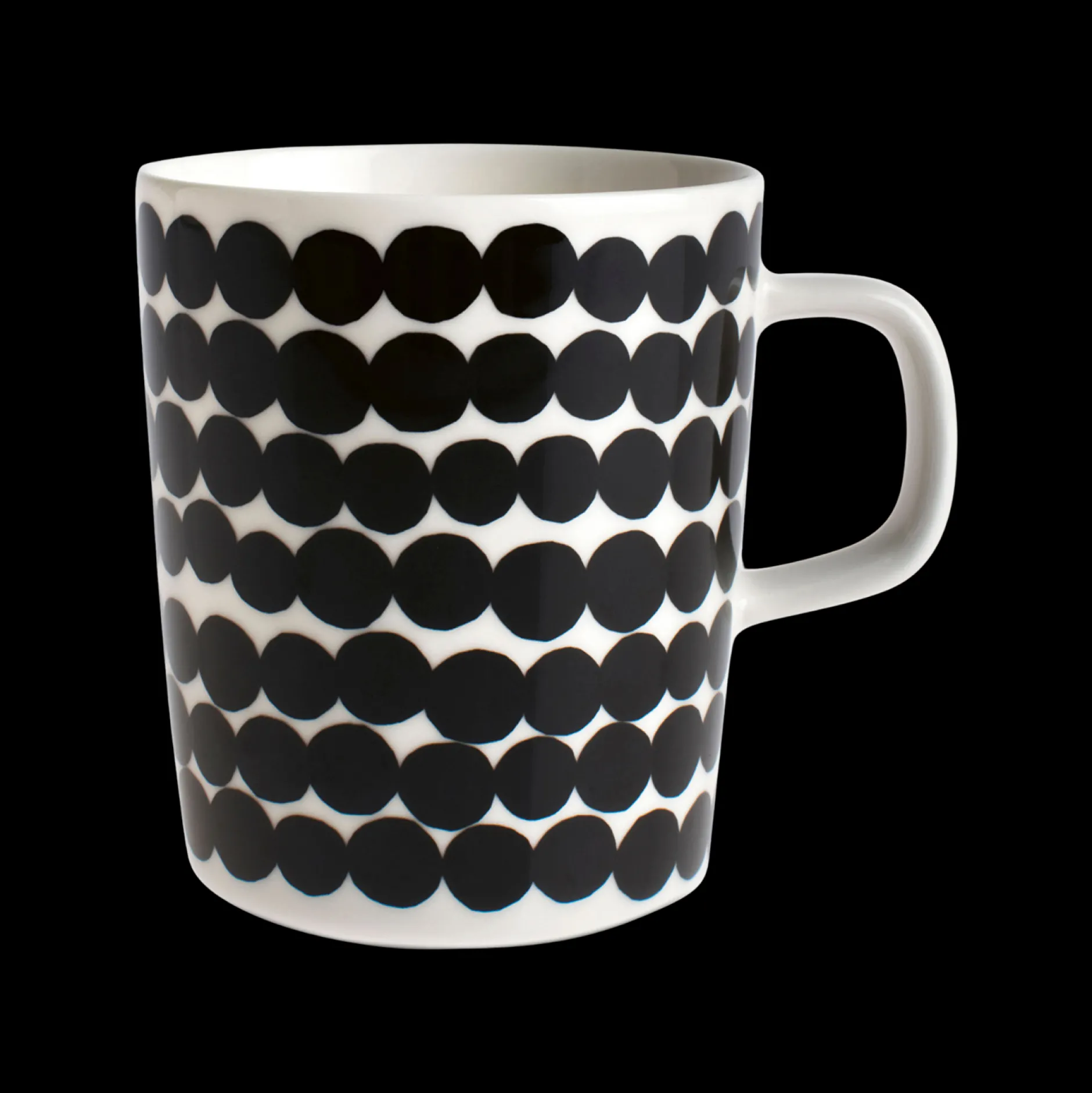 Clearance Marimekko Räsymatto Mug, white/black ${1}