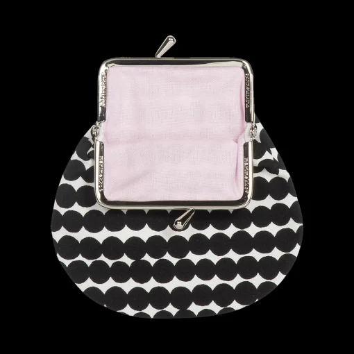 Outlet Marimekko Räsymatto Small Coin Purse, white/black ${1}
