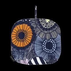 Discount Marimekko Siirtolapuutarha Pot Holder, white/lt.yellow/orange/lt.blue ${1}
