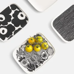 Fashion Marimekko Siirtolapuutarha Small Rectangular Plate ${1}