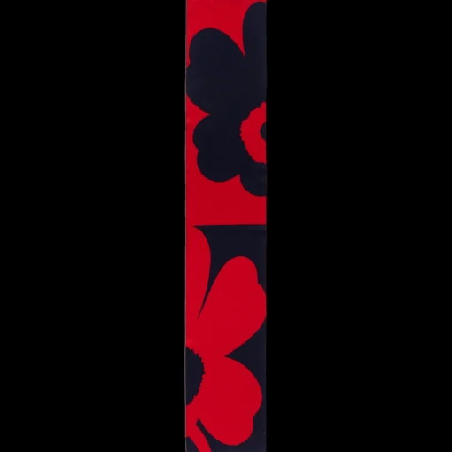 Best Marimekko Sävellys Unikko Scarf, dk.navy/red ${1}