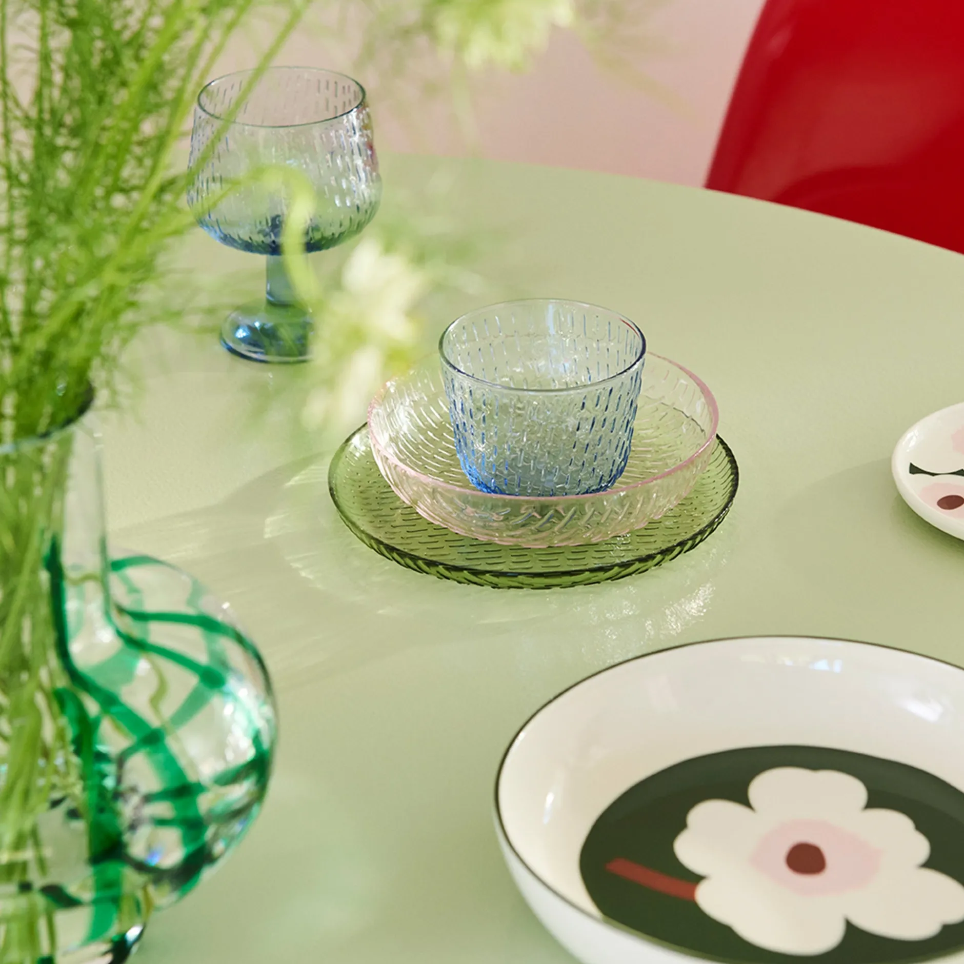 Sale Marimekko Syksy Lavender Glass Goblet ${1}