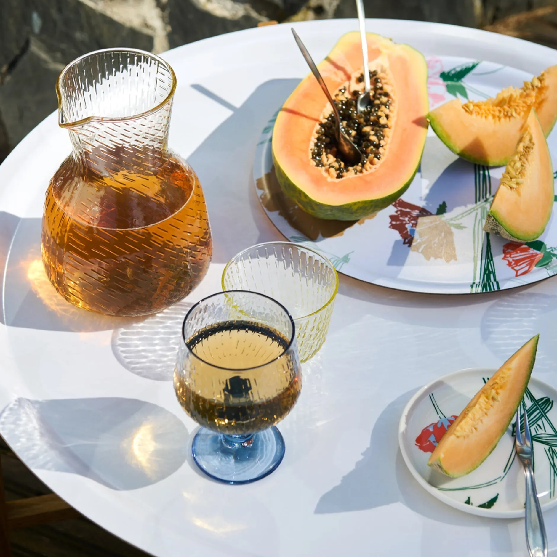 Sale Marimekko Syksy Lavender Glass Goblet ${1}