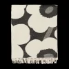 Fashion Marimekko Unikko Blanket, off-white/charcoal ${1}