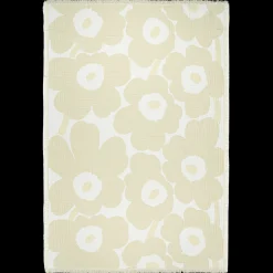 Online Marimekko Unikko Blanket, off-white/white ${1}