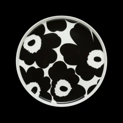 Best Marimekko Unikko Salad Plate, black/white ${1}