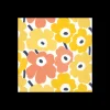 Fashion Marimekko Unikko Shades of Yellow Cocktail Napkins (20 pack) ${1}