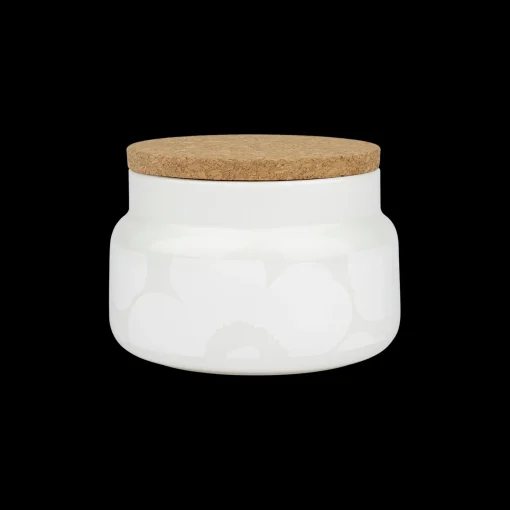 Best Marimekko Unikko Small Jar, off-white/white ${1}