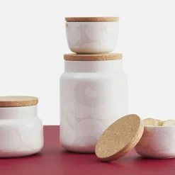 Best Marimekko Unikko Small Jar, off-white/white ${1}
