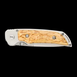Discount Marttiini MFK Curly Birch Folding Knife ${1}