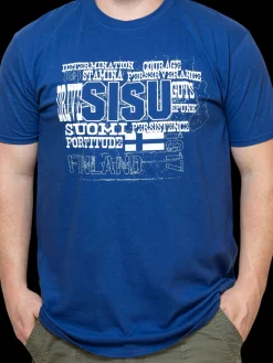 Online Touch of Finland Meaning of Sisu T-Shirt ${1}