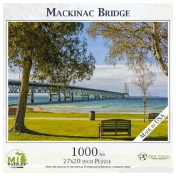 Online Touch of Finland Michigan Puzzle - Mackinac Bridge ${1}
