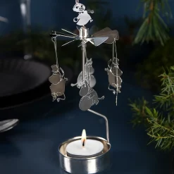 Sale Touch of Finland Moomin Winter Rotary Candle Holder ${1}