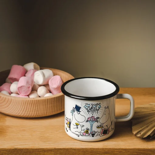 Fashion Muurla Moomin Date Night Enamel Mug ${1}