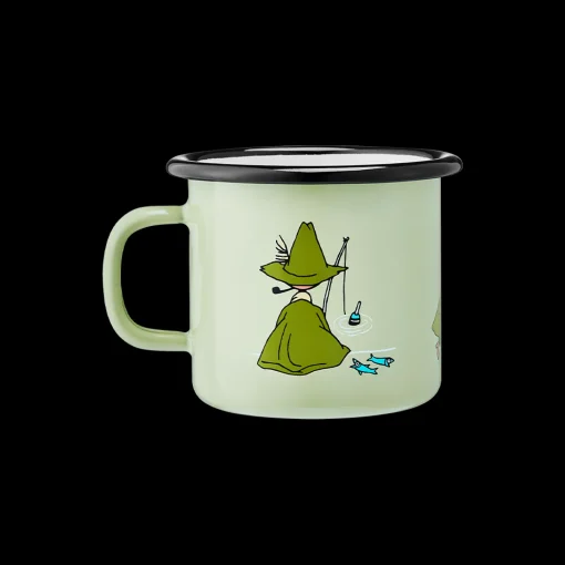 Hot Muurla Moomin Snufkin Enamel Children's Mug ${1}