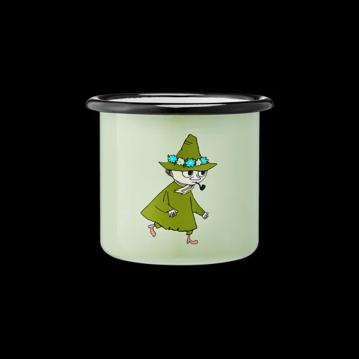Hot Muurla Moomin Snufkin Enamel Children's Mug ${1}