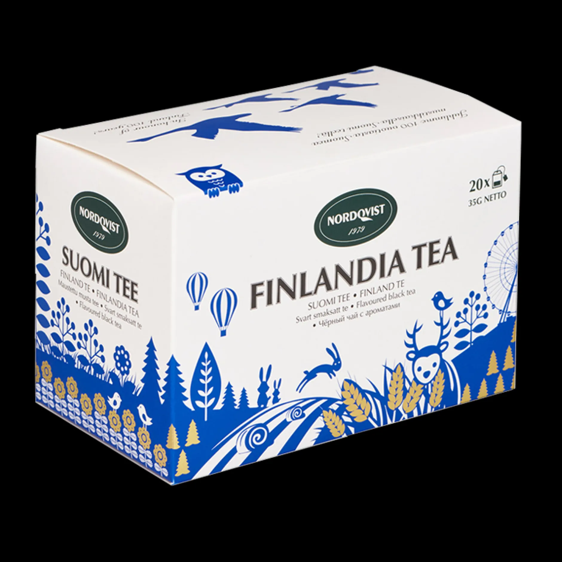 Outlet Nordqvist Finlandia Tea - 20 Tea Bags (Black Tea) ${1}