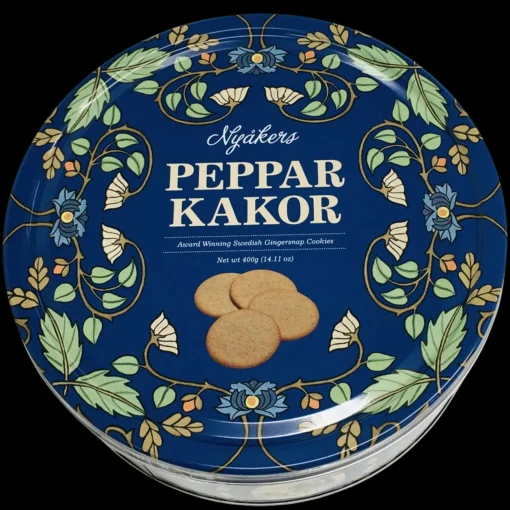 Sale Nyakers Swedish Gingersnap Cookie Tin Blue (400g) ${1}