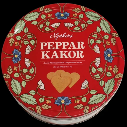 Fashion Nyakers Swedish Gingersnap Cookie Tin Red (400g) ${1}