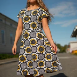 Online PaaPii Design PaaPii Julia Dress - Sunflower ${1}
