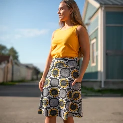 Sale PaaPii Design PaaPii Pisara Skirt - Sunflower ${1}
