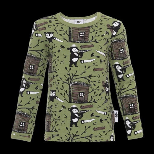 Outlet PaaPii Design PaaPii Uljas Kids' Shirt - Treehouse ${1}