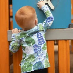 New PaaPii Design PaaPii Uljas Park Kids' Shirt, blue ${1}
