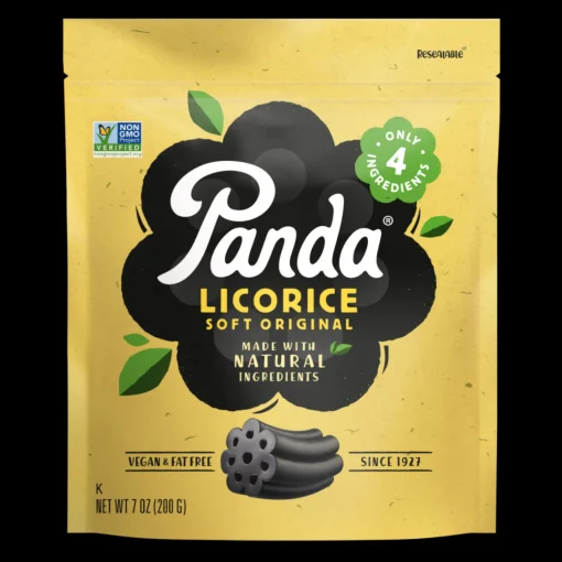 Online Panda Natural Black Licorice Bag (200g) ${1}
