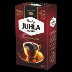 Hot Paulig Juhla Mokka Coffee Dark Roast (500g) - Roast Level 2.5/5 ${1}