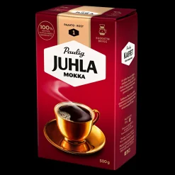 Outlet Paulig Juhla Mokka Coffee Light Roast (500g) - Roast Level 1/5 ${1}