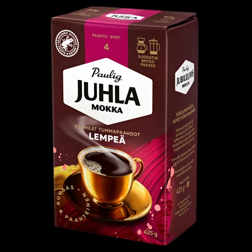Best Paulig Juhla Mokka Lempeä Coffee Dark Roast (425g) - Roast Level 4/5 ${1}